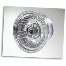 Street Pro Alloy 1 Piece Polished 15x10 Convo, 5-114.3/120.66 PCD,4.5' BS Holden,Ford,Chev,Chevy